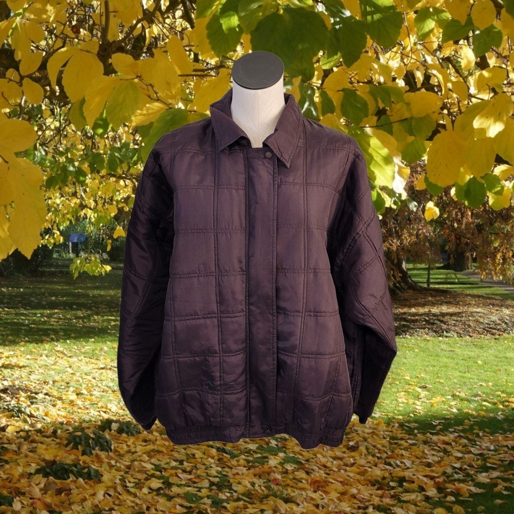 1997 Brown Silk Jacket